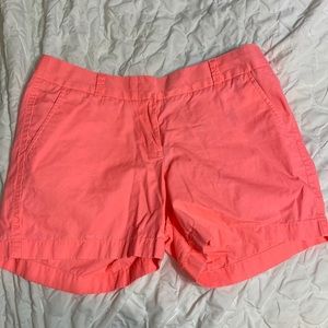 pink shorts. size 8